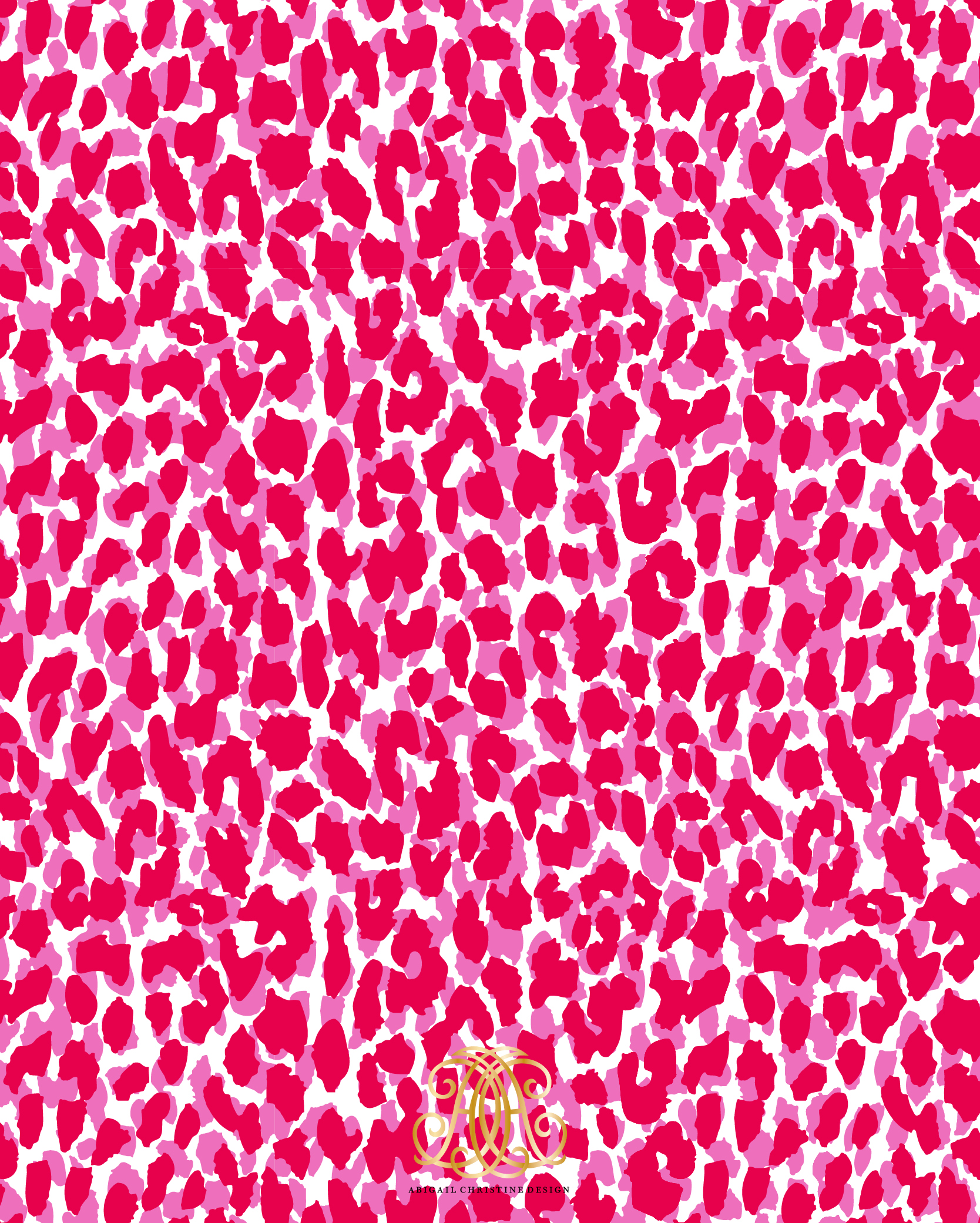 Spotted Leopard Red Gift Wrap | Abigail