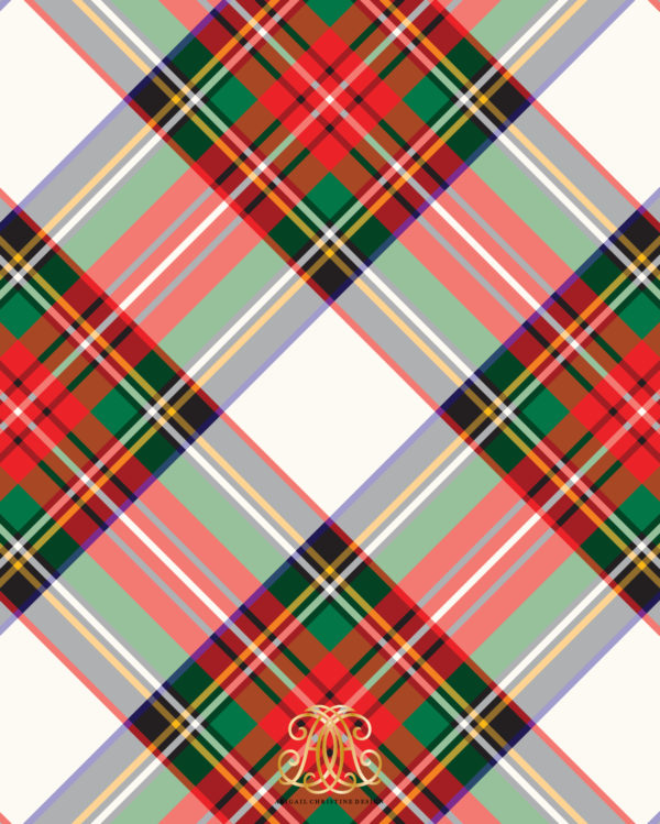 tartan wrapping paper