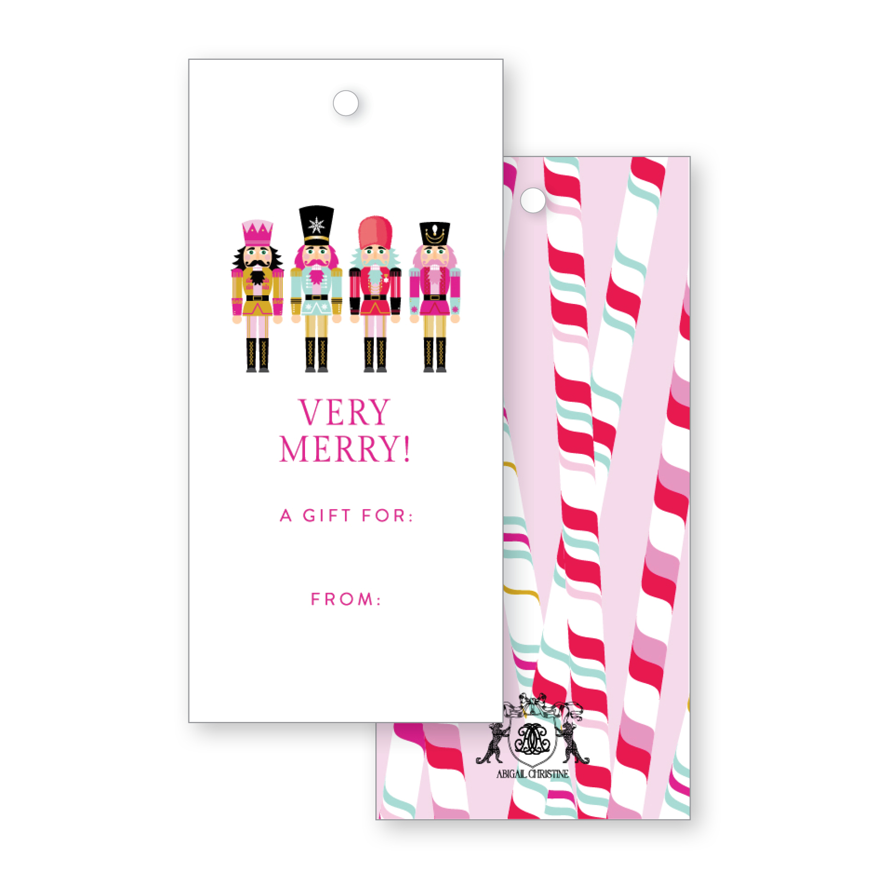 Pink Nutcrackers Gift Tag