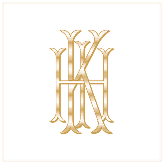Triple Letter Monogram - Abigail Christine Design