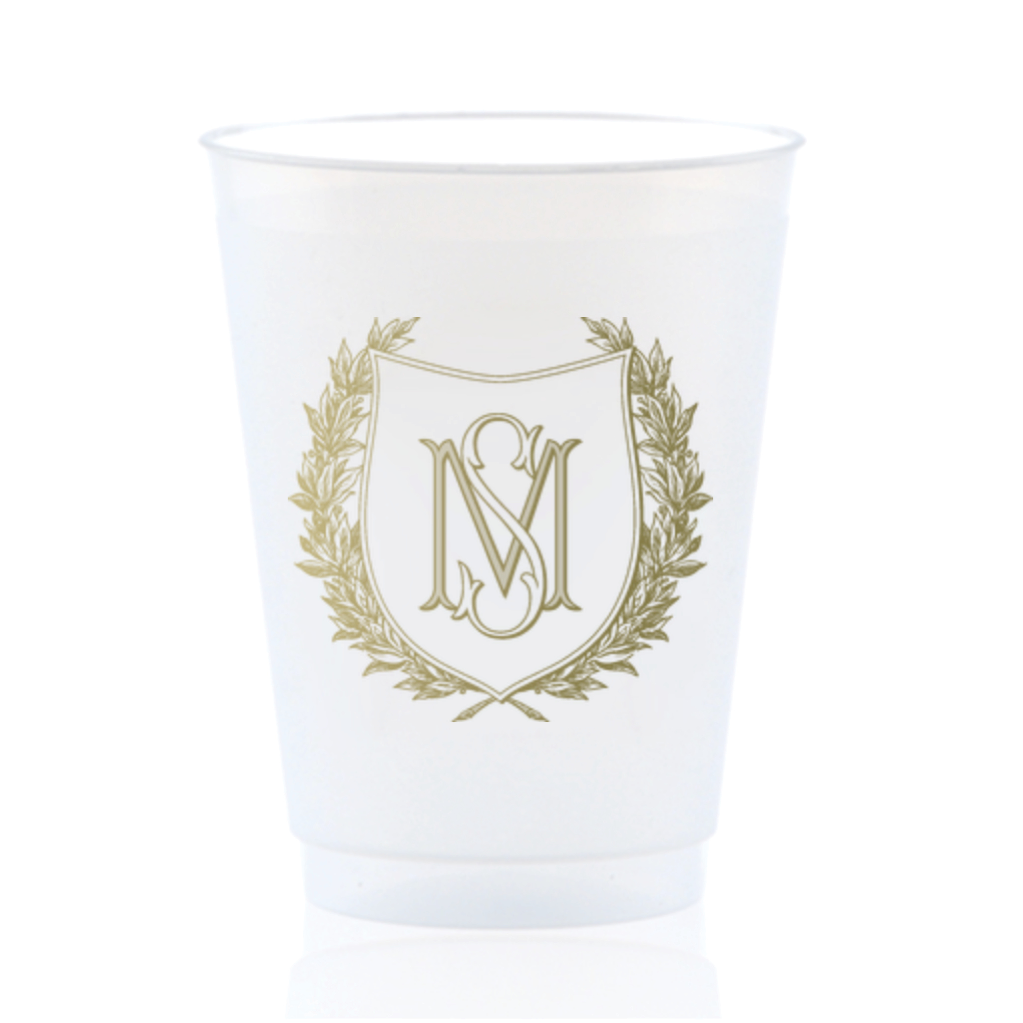 Monogram Party Cups, Personalized Cups