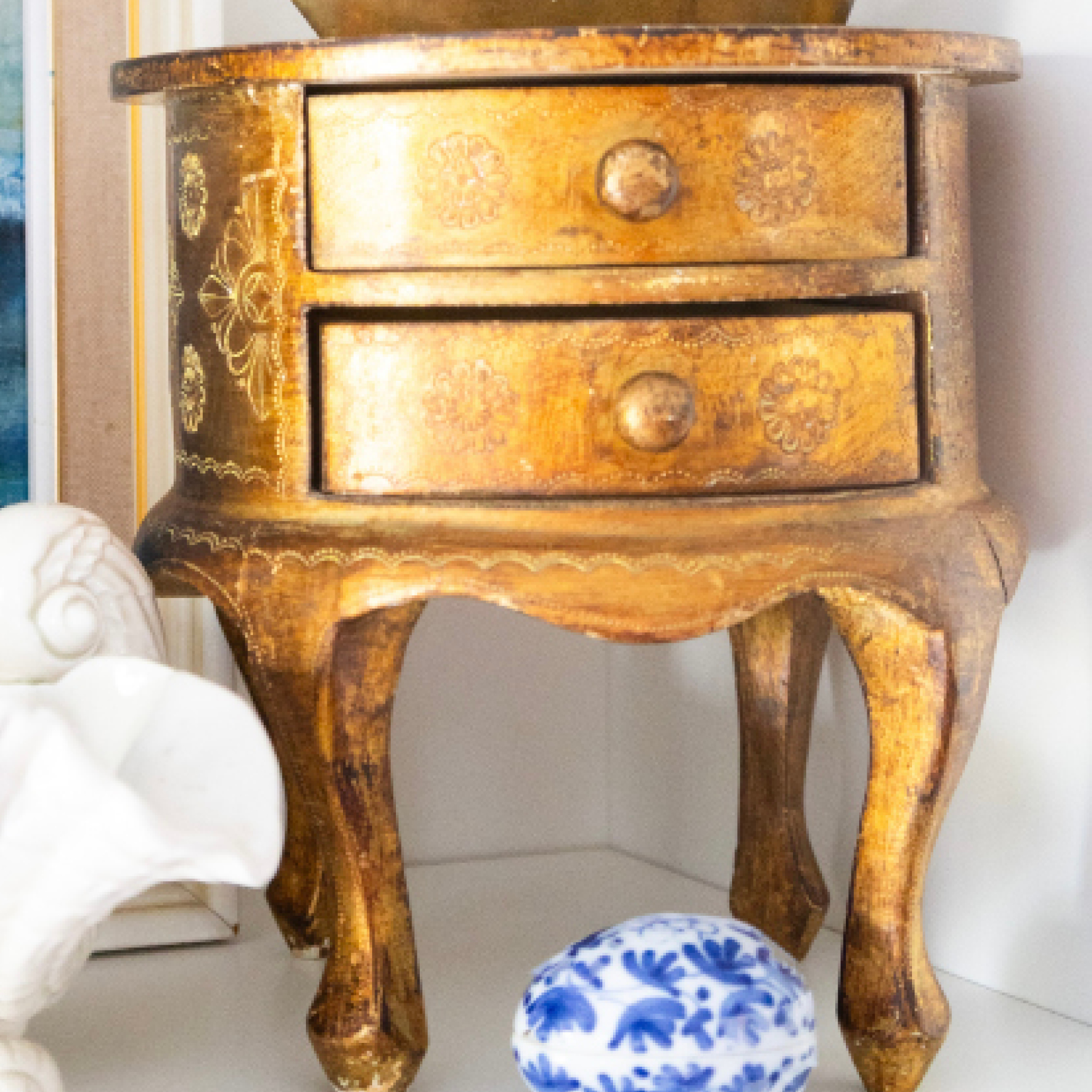 Italian Florentine Small Chest